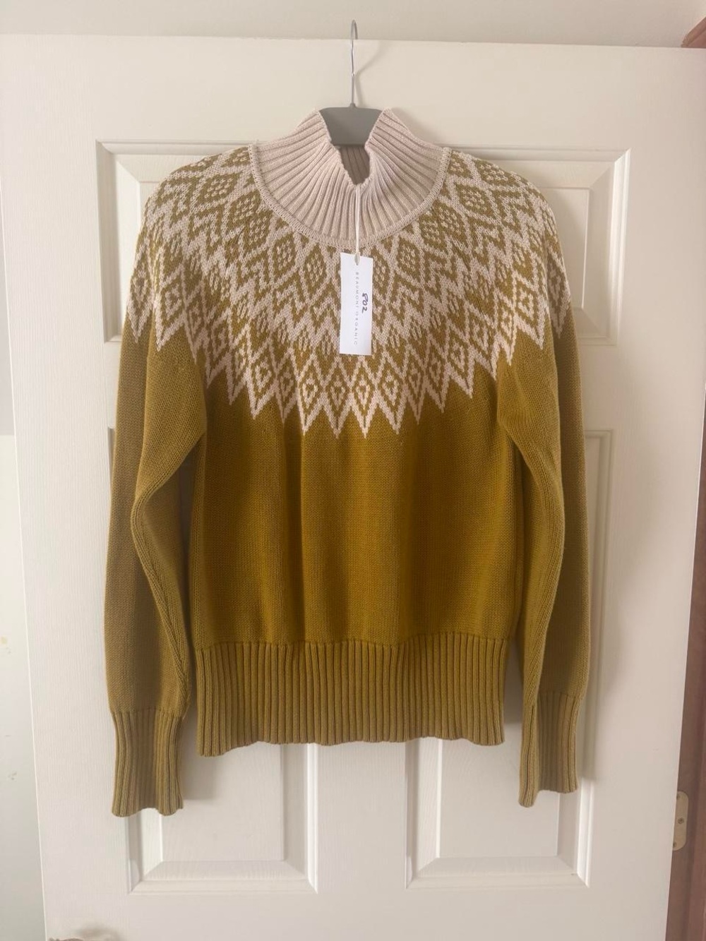 Beaumont Organic Jillian Sweater small organic cotton $192 retail - Picture 2 of 8